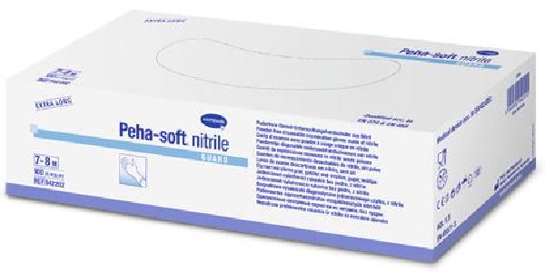  Peha-soft nitrile guard Handschuhe unsteril extra lang Gr. L 100 St.